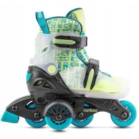    CARIBOO STEP 1 pattini a rotelle per bambini per imparare a guidare -XS