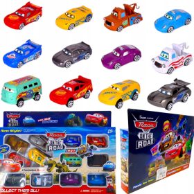    SET AUTOMOBILI DA BAJIA CARS VEICOLI AUTO 12 PZ 12in1 ZIGZAG