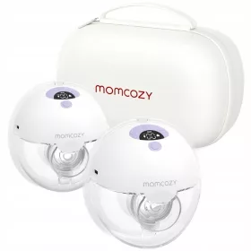    Momcozy M5 Tiralatte elettrico doppio portatile 3 modalità 9 livelli Rose