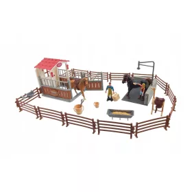  Box per cavalli, stazione di lavaggio e figure