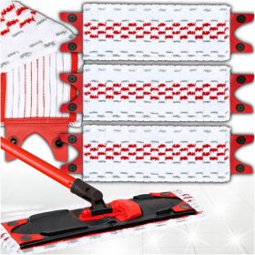   Inserto per mocio piatto BGinvest 3x Inserto di ricambio per mocio Vileda 35 cm