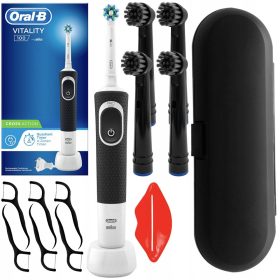    ORAL-B VITALITY 100 SPAZZOLINO ELETTRICO NERO + CUSTODIA + PUNTE