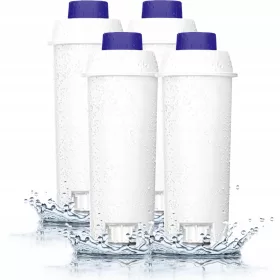    4x filtro dell'acqua per macchina da caffè Delonghi, ricambio - cartuccia filtro Sillar