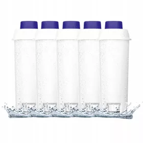    Filtri acqua Sillar 5_SIL001 per macchina da caffè Delonghi, 5 pz.