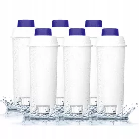    Filtri acqua Sillar 6_SIL001 per macchina da caffè Delonghi, 6 pz.