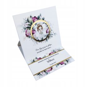    Biglietto d'auguri di COMUNIONE personalizzato. Un ricordo della SANTA COMUNIONE