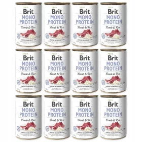    Brit Mono Protein alimento umido per cani agnello con riso 400 g