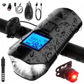    Illuminazione per bicicletta Unitec Lampada per bicicletta a batteria da 300 lm