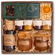  CESTINO REGALO set regalo artigianale con marmellata di tè e sciroppo di limone