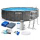 Telaio per piscina da giardino INTEX Set 12 in 1 per un divertimento completo 457x122