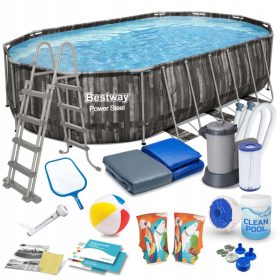   Piscina da giardino con cornice 610 x 366 x 122 cm 18in1 Bestway 5611R