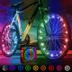  2X LUCI LUCI LUCI RUOTE A LED RAGGI BICI PER RUOTE COLORATE