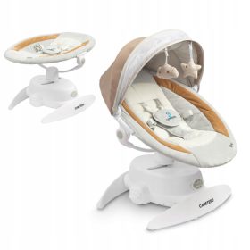    ELETTRONICA Altalena, sedia a dondolo, CARETERO OPTI 360 + TELECOMANDO MARRONE