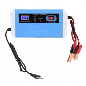    Display LCD intelligente ed efficiente per caricabatteria da auto 12V/24V