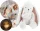  Humming Teddy Bear Rabbit Sleeper, rosa ecru, meccanismo 5 in 1, lampada Szumisie