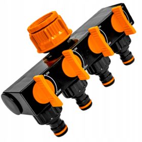   Bradas ECO-PWB3033 BLACK LINE Distributore a 4 vie con valvole