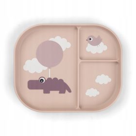    Fatto da Deer Foodie Happy Clouds Piatto condiviso in polvere