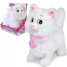    Gattina che cammina al guinzaglio Natalia bianca articolo 121364