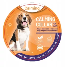   COLLARE PER CANE CALMANTE AI FEROMONI 63CM ANTISTRESS 60 GIORNI DI AZIONE