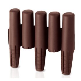    Bordo da giardino in plastica Prosperplast 270 cm x 24 cm marrone