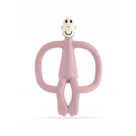    Massaggiagengive ortodontico Matchstick Monkey, silicone, sfumature di rosa