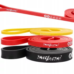    SET DI 3 FASCE DI RESISTENZA PER ESERCIZI POWERBAND fasce di resistenza fitness ALTA QUALITÀ ACTIV