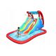 Mega scivolo gonfiabile triplo con castello che soffia