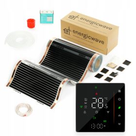    Lamina riscaldante a infrarossi, tappetino riscaldante, riscaldamento elettrico 220 W/m2