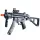  MP5K PISTOLA AUTOMATICA FRECCIA SFERE GEL 2 IN 1