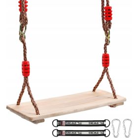    Altalena Celawork ALTALENA DA GIARDINO CON SEDILE IN LEGNO PER BAMBINI x 20 x 20 cm