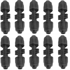    10× CONNETTORI QJ, AVVITATI AL TUBO, TUBO DI MONTAGGIO, ALA GOCCIOLANTE, 16 mm