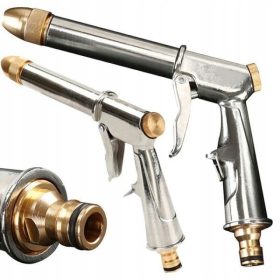    PISTOLA PER LAVAGGIO A PRESSIONE TUBO DA GIARDINO CON FLUSSO D'ACQUA REGOLABILE