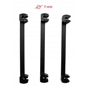  Clip per piante nera 500 pz.