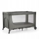  Lettino da viaggio Kinderkraft 65 x 126 cm nei toni del grigio e dell'argento
