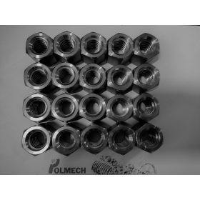 Dado Trapezio Tr24x5 acciaio, esagonale, CONFEZIONE DA 20 PZ