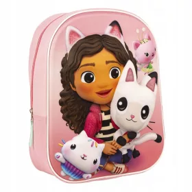    Zaino asilo monoscomparto Cat's House Gabi Cerda per bambine, Multicolore