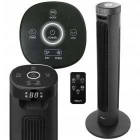    Ventilatore a colonna HEVA TODO, ventilatore da pavimento, telecomando, ionizzazione