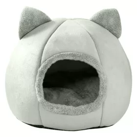    Cuccia per gatti Aptel, sfumature di grigio, rotonda, 40 cm x 40 cm x 40 cm