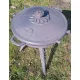  Wook-Kazan calderone in ghisa su gambe 8,5l Cupola