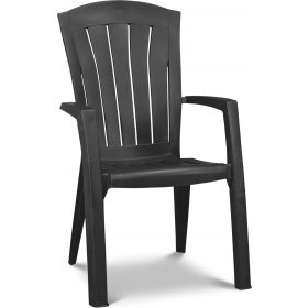  Sedia da giardino Allibert, plastica nera