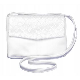    Borsa per comunione con patta di paillettes lucide, borse per comunione