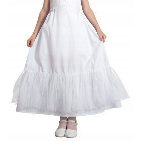    Sottoveste con tulle per Alba, Abito da Comunione, taglia 128