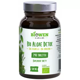   Bio Algae Detox 500 mg da Biowen: 240 Compresse di Spirulina e Chlorella Bio
