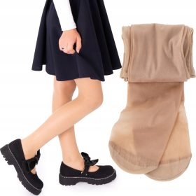    Collant da bambina in LYCRA Shine 20 den con elastan GLOSSY Fenome