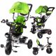  Triciclo Stator che cresce con il bambino, 3 in 1, girevole, verde