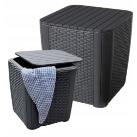  Tavolo Keter in plastica, quadrato, 39 x 39 x 42 cm