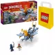  LEGO NINJAGO 71810 Il piccolo drago Riyu 71810 + Sacchetto di carta LEGO 6315786 giallo 24x8x18 cm