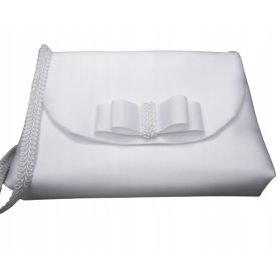    Borsa per comunione con fiocco in gros grain. per la comunione