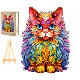    Puzzle Pasjo24 puzzle in legno 300 pezzi GRANDE PUZZLE IN LEGNO 230 ELEMENTI GATTO PERSIANO IN SCATOLA DI LEGNO puzzle in legno K441