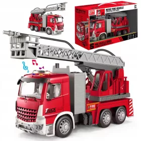    CAMION DEI POMPIERI MARCA GIOCATTOLO VEICOLO DEI POMPIERI SUONO + LUCI